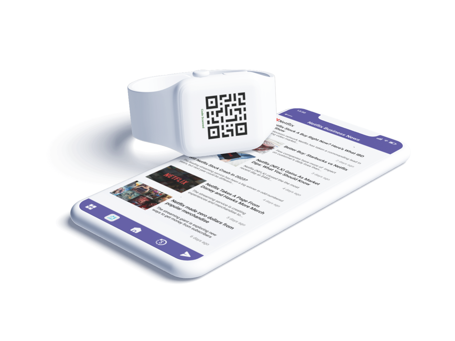 image of a business news